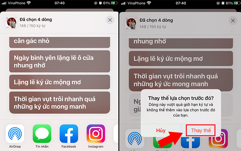 Chọn v&agrave;o từng lời b&agrave;i h&aacute;t để bổ sung th&ecirc;m